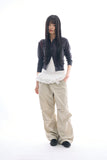 Oasis loose parachute pants
