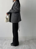 [wool 95%] Booth Hairy 3-button Overfit Jacket