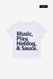 Hotdog printing regular tee