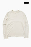 Lenz washed henley-neck long sleeve