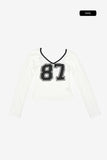 Calvia number crop tee