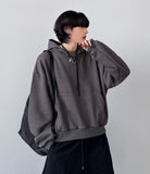 Dome High Neck Crop Hoodie