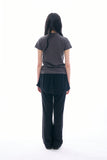 Caligo layered skirt pants