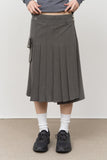 (W) Tilda Pin Striped Skirt