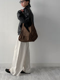 Leopard Pocket Big Shoulder Bag