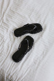 Eyelet Flat Slippers