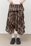 (W) Netty Checked Skirt