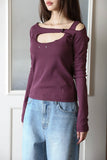 Noi Button Round Tee