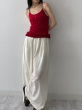 Lucy Strap Long Wide Pants