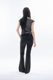 Iska stud bootcut pants