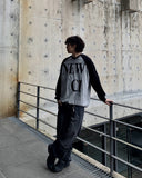 Curve Line Tuck Denim