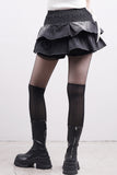 Serena Ribbon Denim Skirt