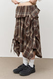 (W) Netty Checked Skirt