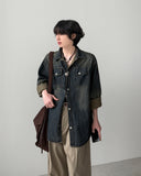 Siya Retro Denim Shirt