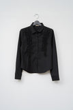 (W) Modet Frill Striped Shirt