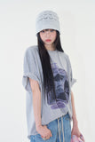 Pearl knit bucket hat
