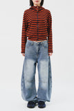 (W) Moor Striped Hooded Jacket