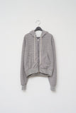 (W) Momo Striped Zip Hoodie