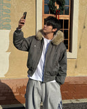 Laurent Raccoon Bomber Padding