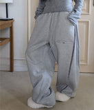 Brushed) Velvet Line Over Pants