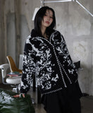 Marble Nordic Knit Cardigan