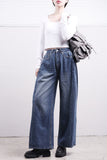 Seron Pintuck Denim Pants