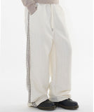Drain tweed track pants
