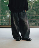 Western Balloon Denim Pants