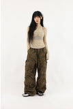 Cargo printed military pants