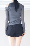 Tilla See-Through Set-Up T-Shirt