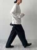 Reverse Slit Over Fit Sweatshirt