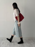 Frill V-Neck See-Through Blouse