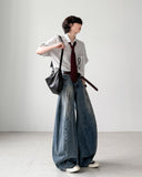 Machete Washing Curved Denim