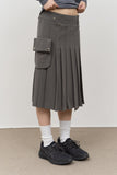 (W) Tilda Pin Striped Skirt