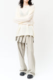 (W) Under Pleats Pants