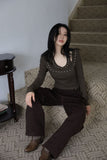 Denue Brown Cargo Pants