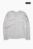 Lenz washed henley-neck long sleeve