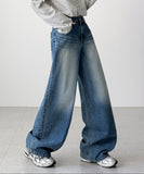 Col Brush Wide Denim
