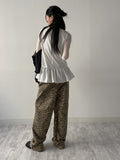 Frill Nylon Sleeveless