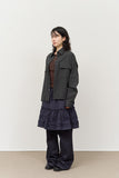 Mark Cropped Checked Shirt