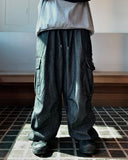 Premium Linen Balloon Cargo Banding Denim