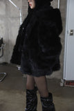 Lisa Hood Fur Jacket
