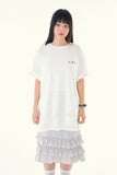 Plum smile printing t-Shirt