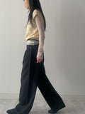 Maple Button Sleeveless Knit