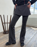 LAYERED SKIRT PANTS SET