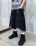Vintage Dirty Oil Bermuda Denim