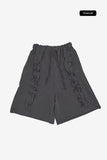 Yuna frill bermuda shorts