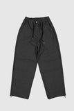 Pinstripe wide banding pants
