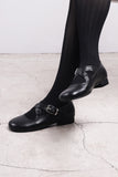 Pully Cross Strap Mary Jane Loafers