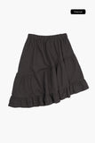 Kivra unbalanced midi skirt
